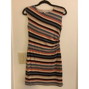 LOFT Sleeveless Striped Dress